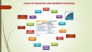 12
CHAIN OF FINANCING AND INCENTIVE PROGRAMS
INTILA
Q
Entreprene
urship
Network
Souk
Ettanmia
 