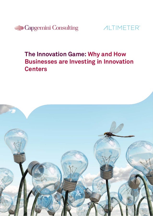 The Innovation Game Why How Businesses Are Investing In - 