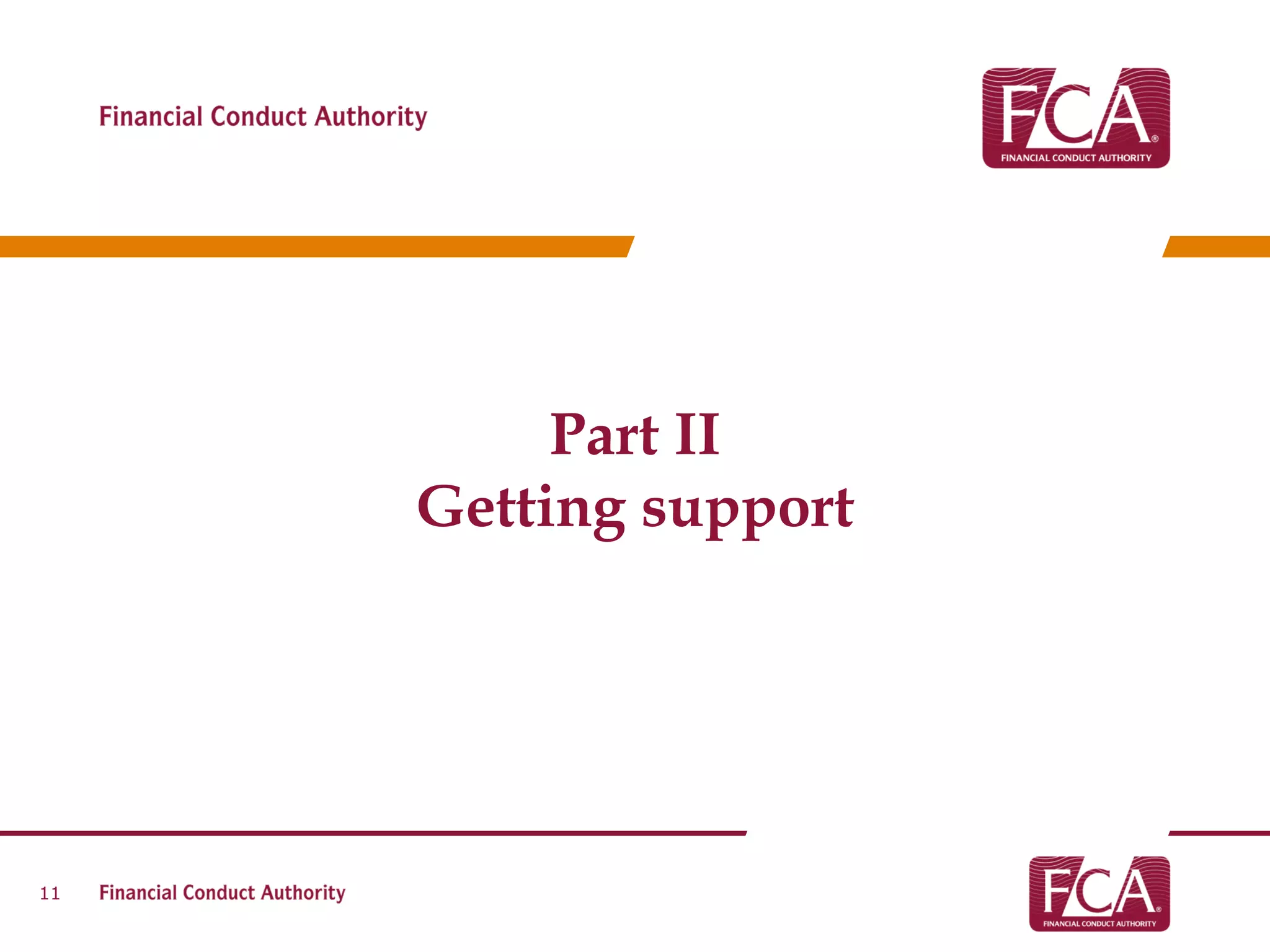 Part II
Getting support
11
 