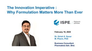 The Innovation Imperative Why Formulation Matters More Than Ever.pptx