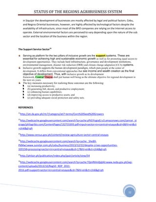The input sector | DOCX