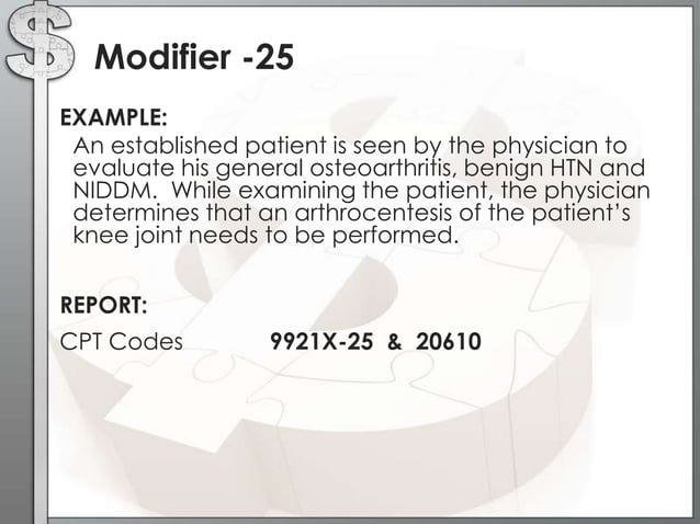 The In's and Out's of Coding with Modifiers | PPTX | Surgery | Medical ...
