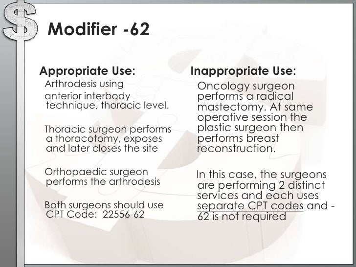 medicare modifiers
