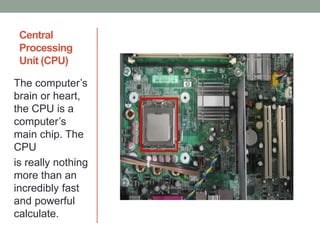 Computer Process Inside The Inside of a Computer | PPTX
