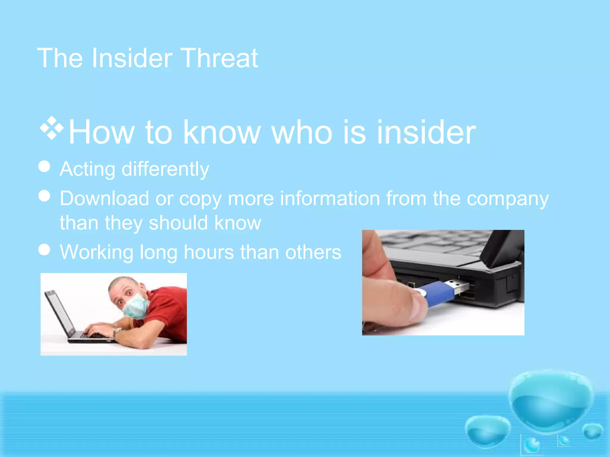 The insider versus external threat | PPT