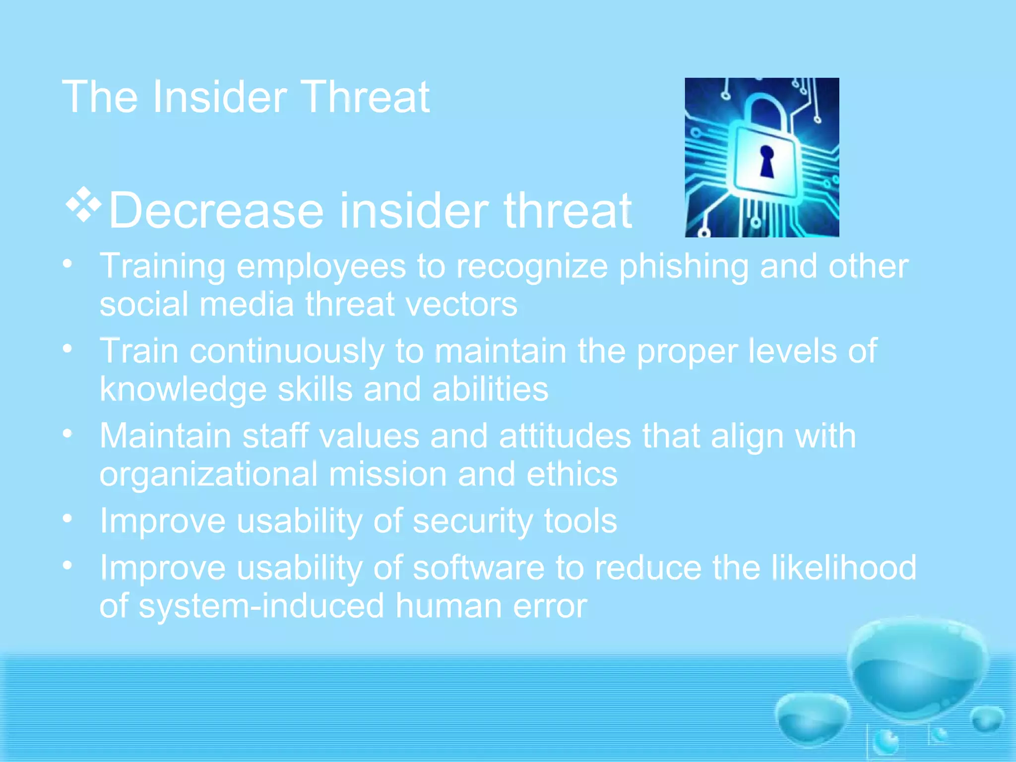 The insider versus external threat | PPT