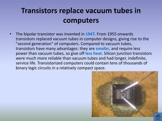 Early computers, history , and its types (The institute of chartered ...