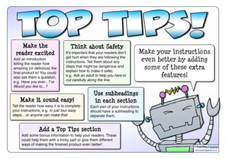 The Instruction Writing Pack | PDF