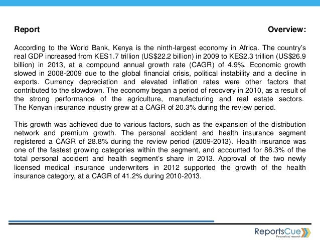 The insurance industry in kenya, key trends and The insurance industry in kenya, key trends and