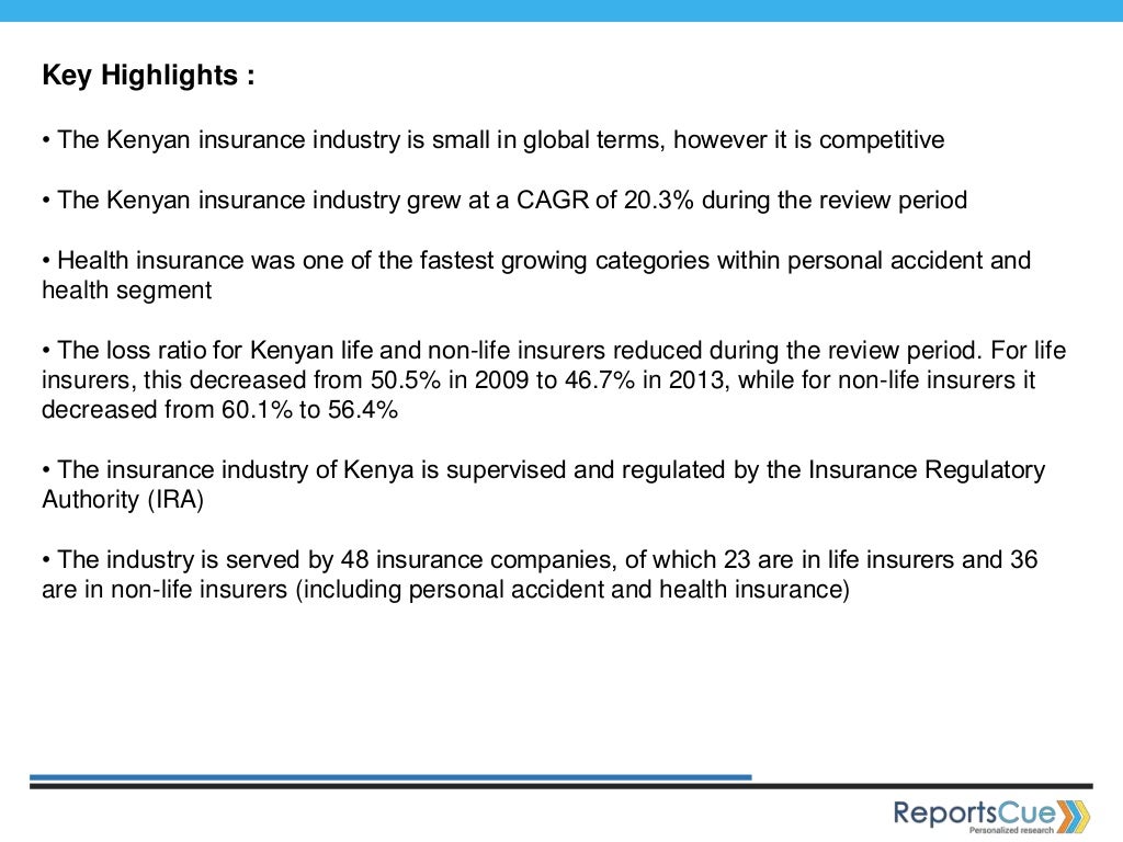 The insurance industry in kenya, key trends and The insurance industry in kenya, key trends and