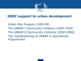 Urban Development Intiative The integrated approach to urban development in EU | PPT