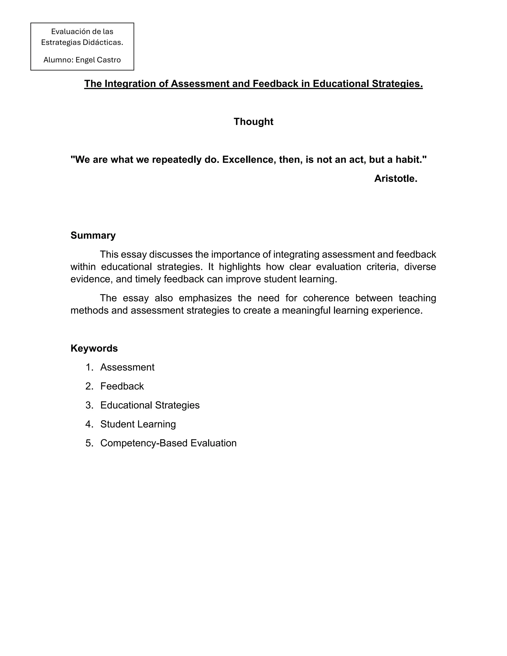 The Integration of Assessment and Feedback in Educational Strategies -.pdf