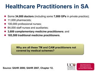 The Integration of Traditional and Complementary Medicine in Health ...