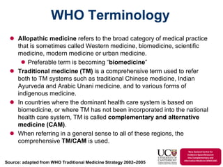 The Integration of Traditional and Complementary Medicine in Health ...