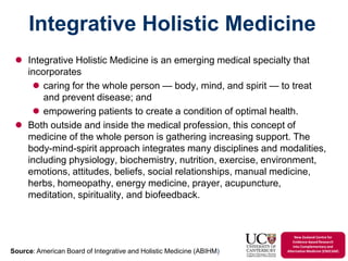 The Integration of Traditional and Complementary Medicine in Health ...