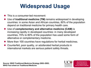 The Integration of Traditional and Complementary Medicine in Health ...