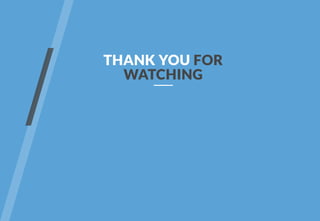 THANK YOU FOR
WATCHING
 