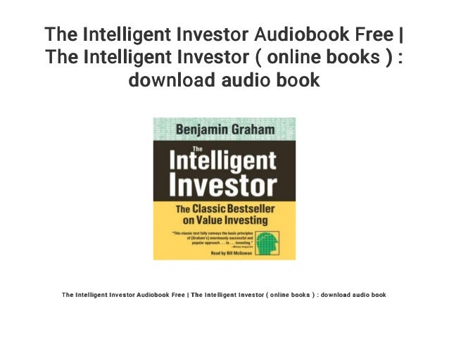 the intelligent investor audio the intelligent investor audio