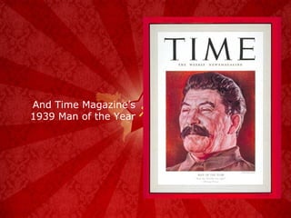 And Time Magazine’s 1939 Man of the Year 
