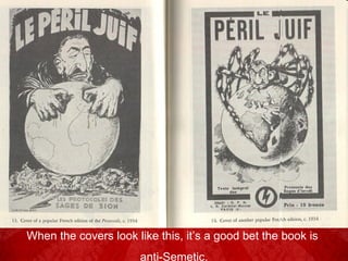 When the covers look like this, it’s a good bet the book is  anti-Semetic. 
