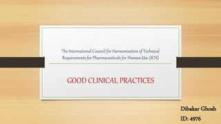 INTERNATIONAL COUNCIL ON HARMONISATION OF TECHNICAL intelligence overview