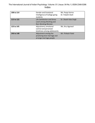 The international journal of indian psychology, volume 1 issue-4 no. 1 ...