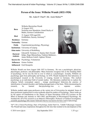 The international journal of indian psychology, volume 1 issue-4 no. 1 ...