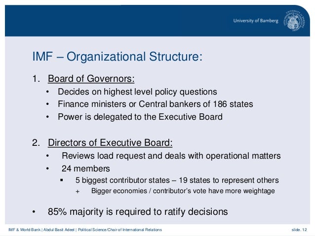 The International Monetary Fund Imf The World Bank Group