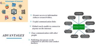 The internet and online services | PPTX