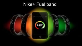 Nike+ Fuel band
             Nike Fuelband




5/20/2012                     23
 