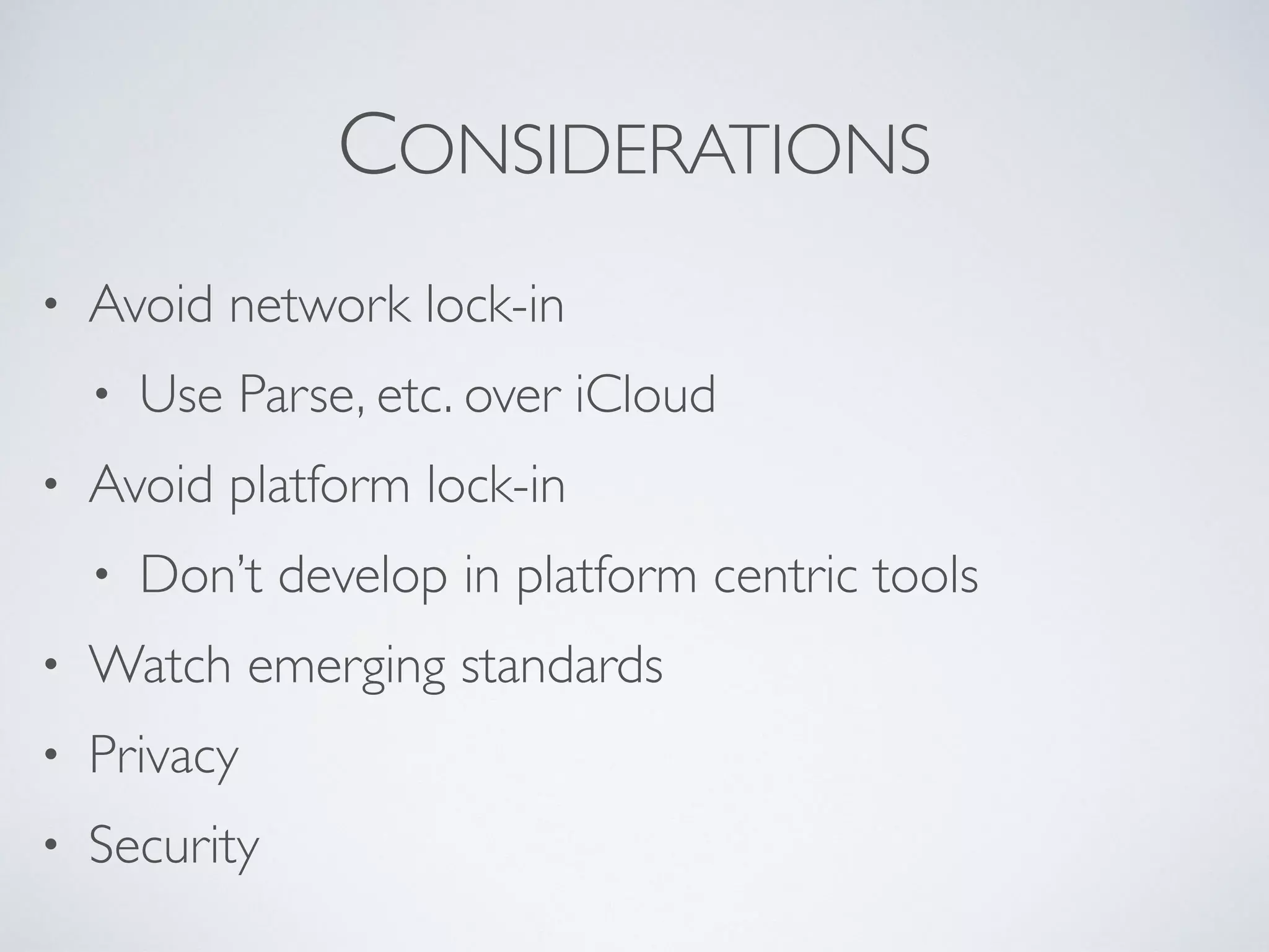 What are Beacons?
• Broadcast only Bluetooth LE device
• Provides signal strength for range
estimate
• Useful to enhance location data
(indoors and speciﬁc proximity)
• Big brother of RFID and NFC
 