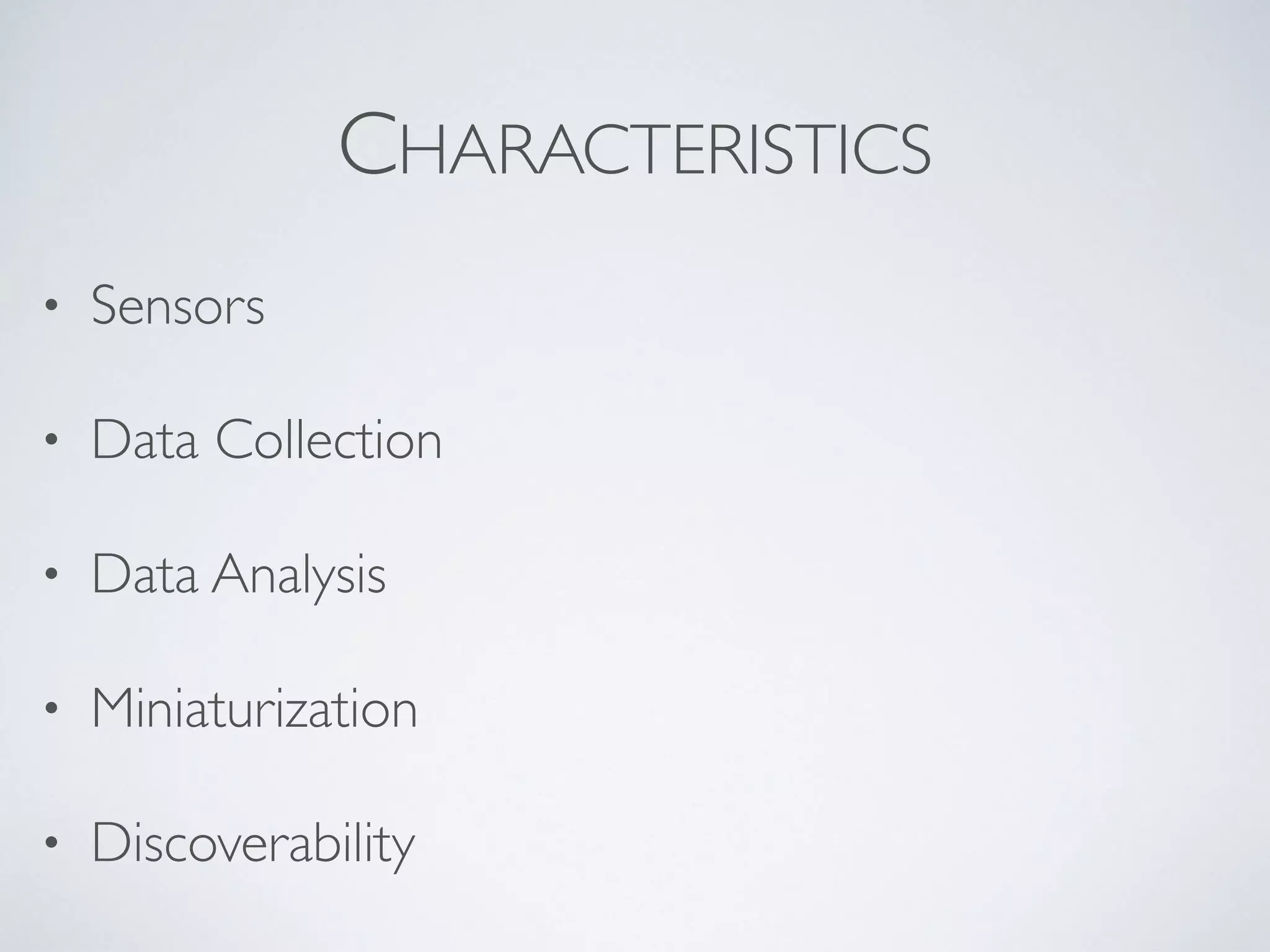 Technology Roadmap: The Internet of Things
SRI Consulting Business Intelligence/National Intelligence Council
 