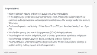 Thursday, February 8, 2024 Sample Footer Text
3
 