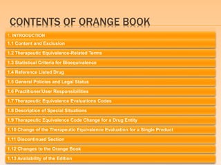 The introduction of an orange book | PPT