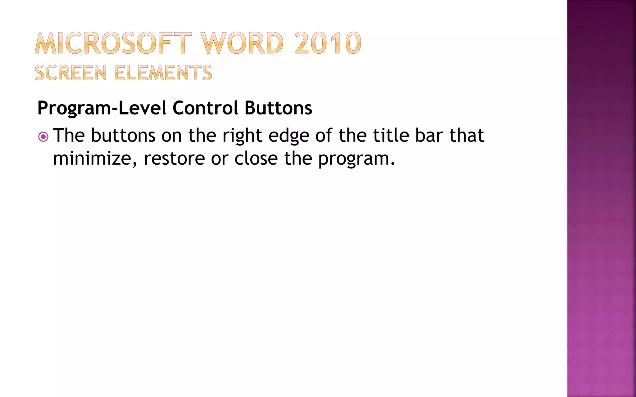 The introduction to microsoft office and programming languages | PPT