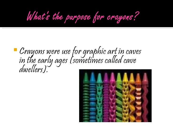 The invention of the crayons