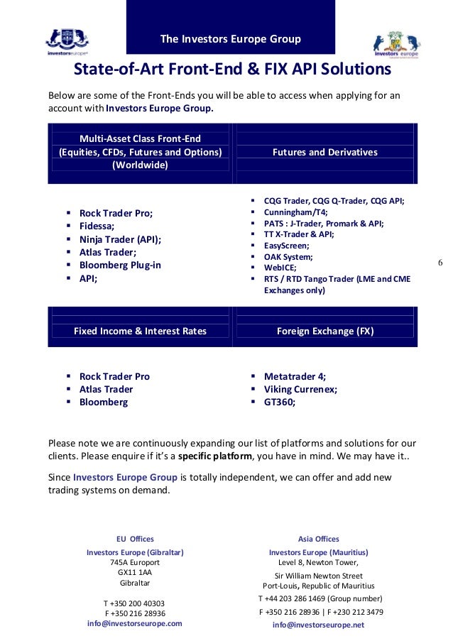 Gibraltar forex trading
