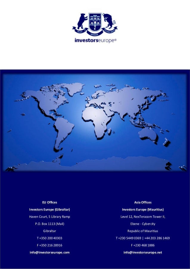 The Investors Europe Mauritius Stock Broker Group 2014 - 