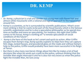 The Invisible Man  H G Wells ChapterWise Summary Important Questions   PDF  The Invisible Man
