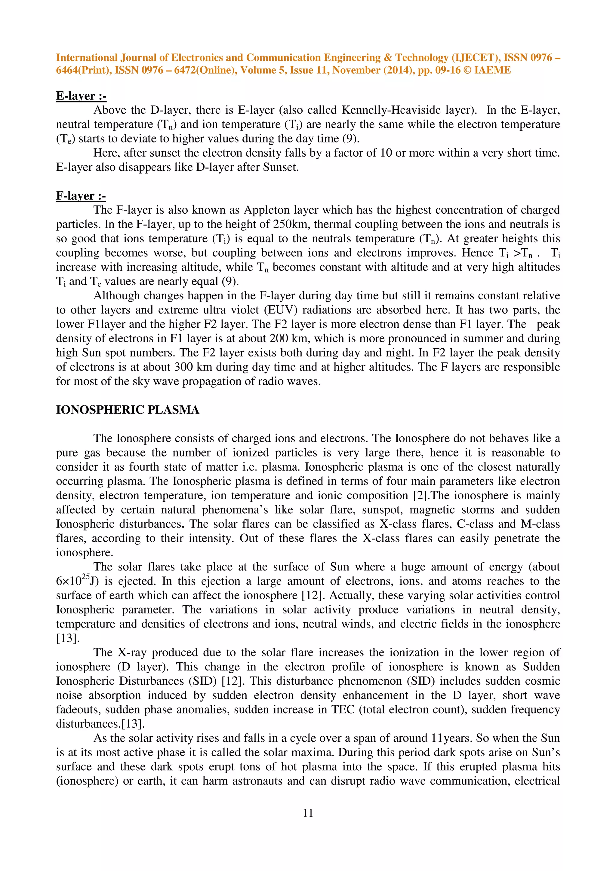 The ionosphere and radio propagation | PDF