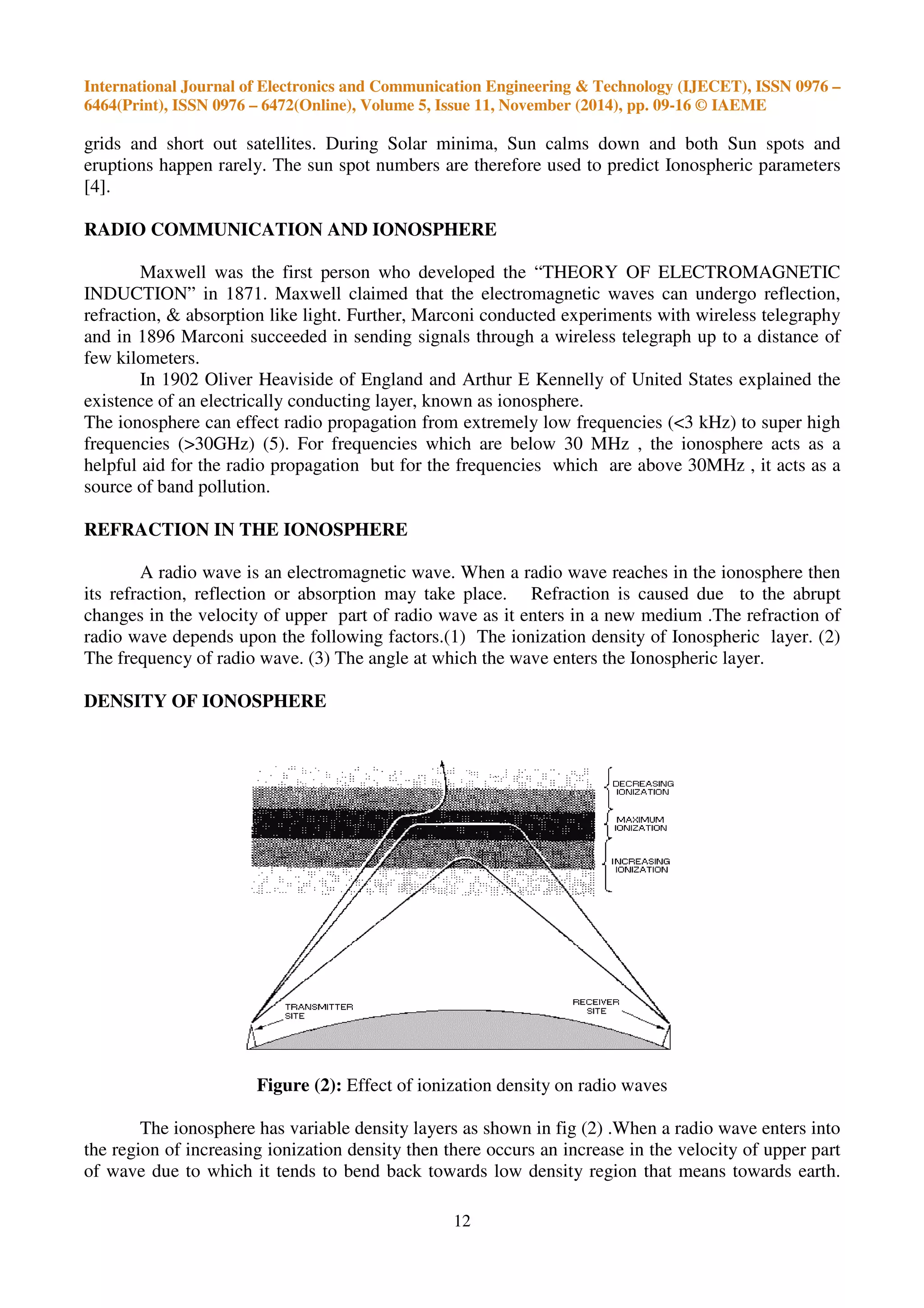 The ionosphere and radio propagation | PDF