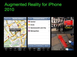 Augmented Reality for iPhone  2010 