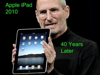 Apple iPad 2010 40 Years Later 