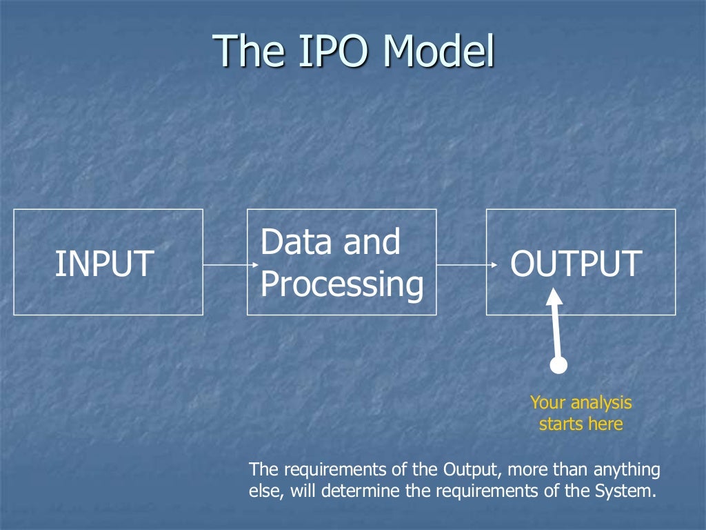 The ipo model