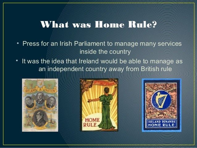 The irish home rule
