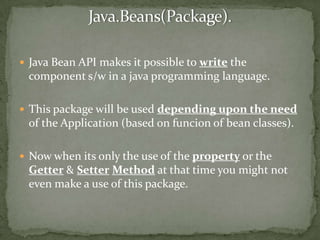 Introduction to java beans | PPT
