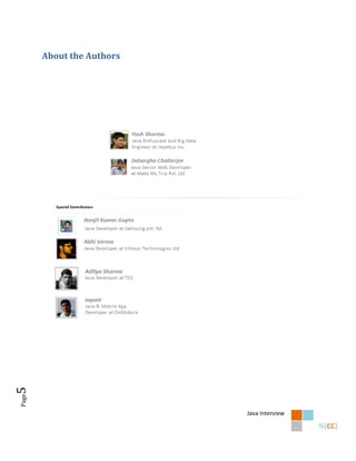 About the Authors
5
Page




                           Java Interview
 