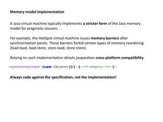 Java Memory Model Architect Document The Java memory model made easy | PPTX