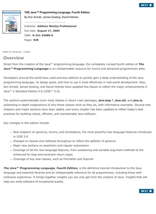 The Java Programming Language - 4 th edition.pdf