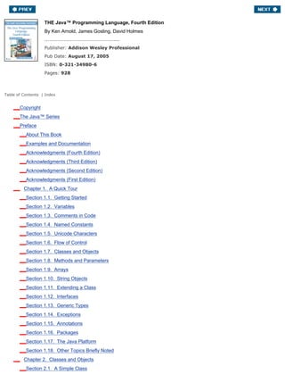 The Java Programming Language - 4 th edition.pdf